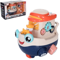 BARCO DE JUGUETE MUSICAL A PILAS