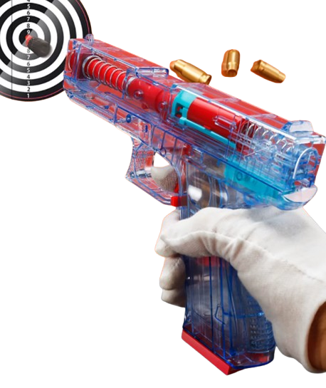 PISTOLA MODELO GLOCK -BALAS BLANDAS