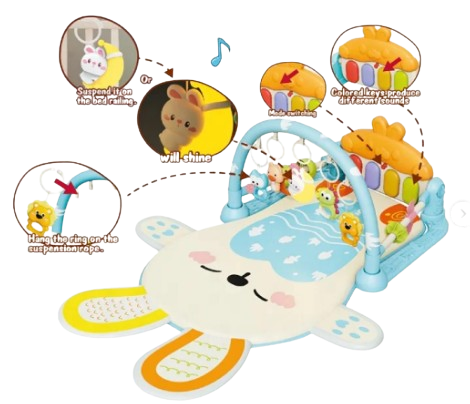 GYM PIANO RABBIT MULTIFUNCIONAL