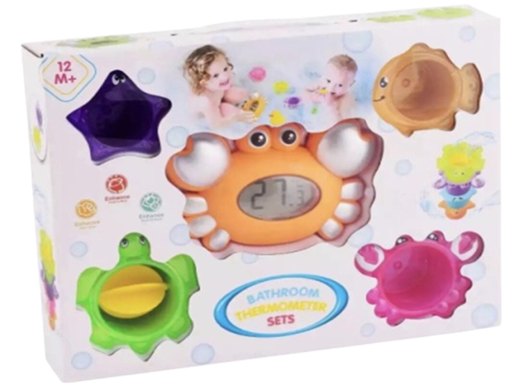 JUEGO BAÑO BEBES CANGREJO
