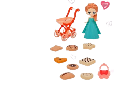 JUEGO DE MUÑEQUITA Y COCHE