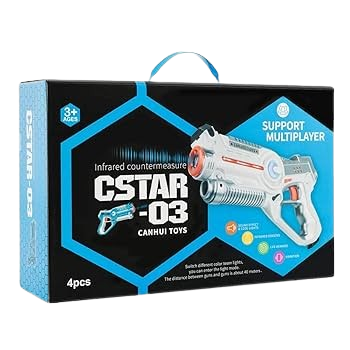 PISTOLA LASER (2 PISTOLAS 1 ACCESORIO)