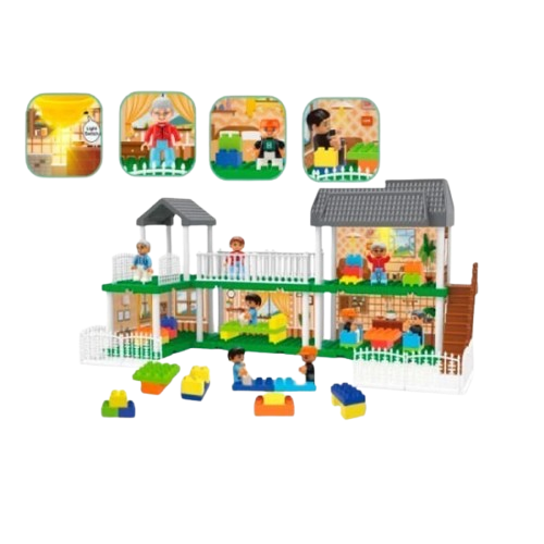 VILLA DE LEGOS 103 PIEZAS/LUCES