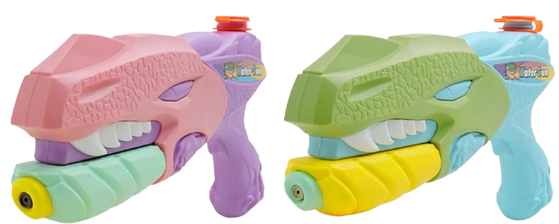 PISTOLA DE AGUA DINOSAURIO
