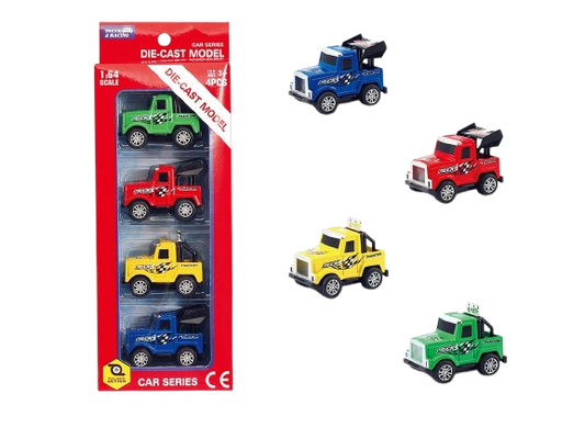 SET DE 4 CARRITOS METAL