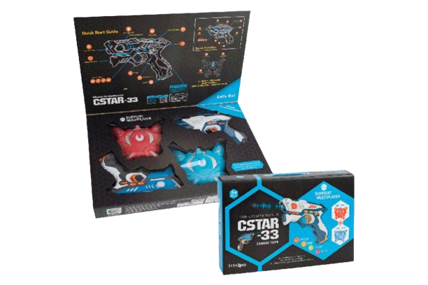 PISTOLA LASER (2PISTOLAS 2ACCESORIOS)