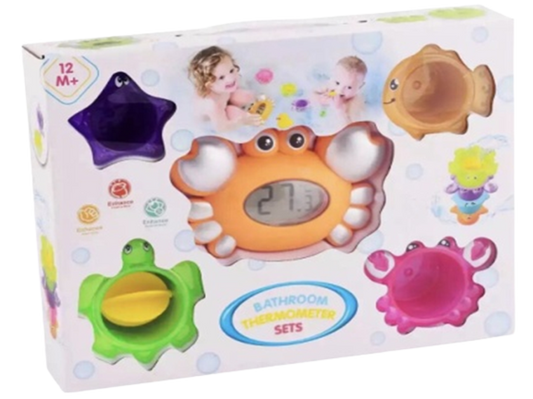 JUEGO BAÑO BEBES CANGREJO