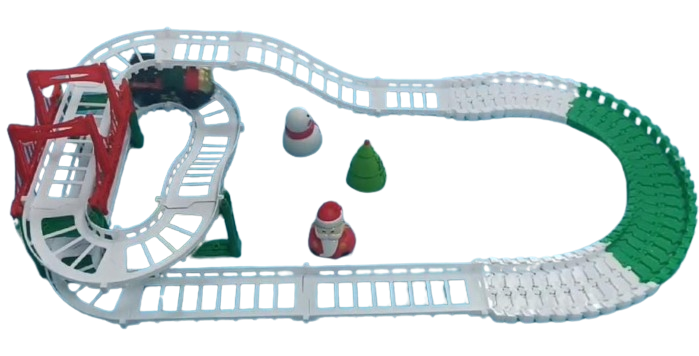 PISTA CON TREN MUSICAL NAVIDEÑO